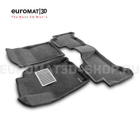 Текстильные 3D коврики Euromat3D Lux в салон для Toyota Land Cruiser Prado 150 (2010-2014) № EM3D-005115G Серые Текстильные 3D коврики Euromat3D Lux в салон для Toyota Land Cruiser Prado 150 (2010-2014) № EM3D-005115G Серые