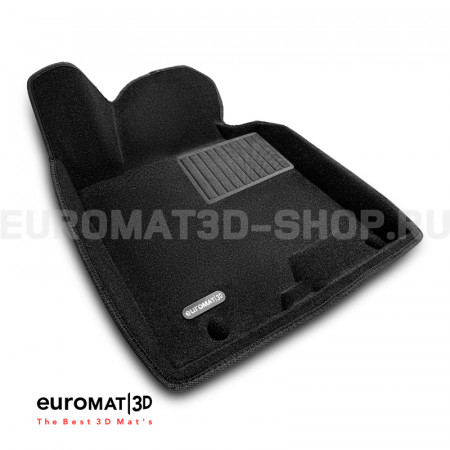 Текстильные 3D коврики Euromat3D Business в салон для Hyundai i30 (2012-2018) № EMC3D-002706