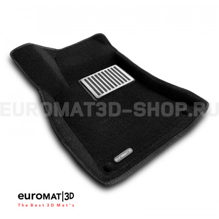 Текстильные 3D коврики Euromat3D Lux в салон для Mercedes B-Class (W246) (2011-2018) № EM3D-003516