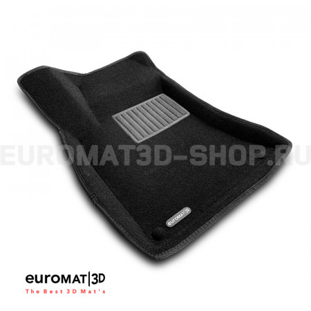 Текстильные 3D коврики Euromat3D Business в салон для Mercedes GLA-Class (X156) (2014-2018) № EMC3D-003516