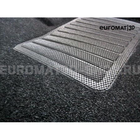 Текстильные 3D коврики Euromat3D Business в салон для Mazda 3 (2009-2013) № EMC3D-003412