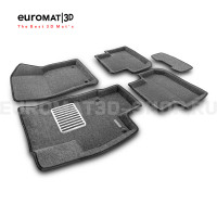 Текстильные 3D коврики Euromat3D Lux в салон для Volkswagen Tiguan (2017-2024) (Укороченная) № EM3D-005420G Серые Текстильные 3D коврики Euromat3D Lux в салон для Volkswagen Tiguan (2017-2024) (Укороченная) № EM3D-005420G Серые