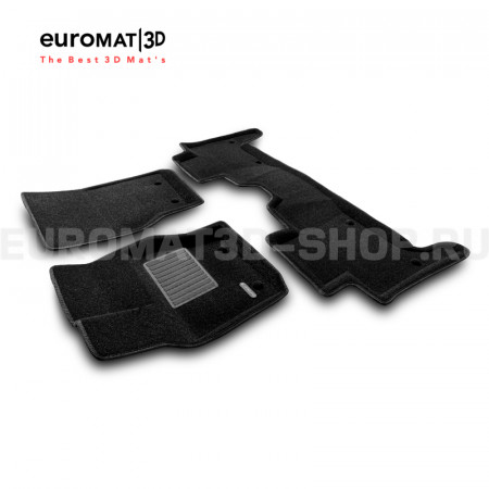 Текстильные 3D коврики Euromat3D Premium в салон для Land Rover Range Rover Sport L494 (2014-2021) № EMPR3D-003109