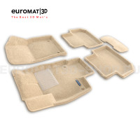 Текстильные 3D коврики Euromat3D Business в салон для Volkswagen Tiguan (2017-2024) (Укороченная) № EMC3D-005420T Бежевые Текстильные 3D коврики Euromat3D Business в салон для Volkswagen Tiguan (2017-2024) (Укороченная) № EMC3D-005420T Бежевые