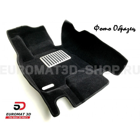 Текстильные 5D коврики с высоким бортом Euromat3D в салон для Mazda 6 (2003-2007) № EM5D-003405
