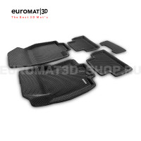 3D коврики Euromat3D EVA в салон для Nissan Qashqai (2016-) № EM3DEVA-003722