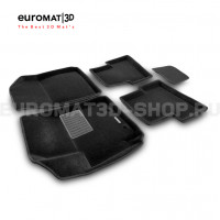 Текстильные 3D коврики Euromat3D Business в салон для Hyundai Creta (2021-) № EMC3D-002712