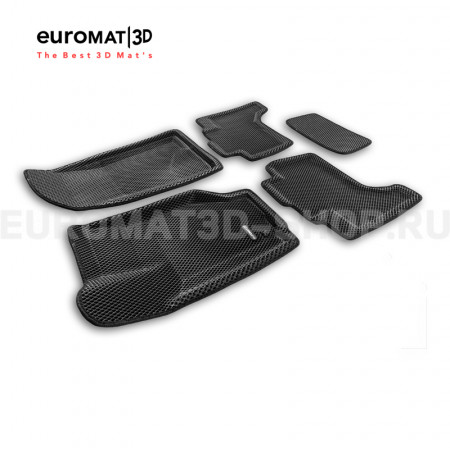 3D коврики Euromat3D EVA в салон для Jeep Grand Cherokee (2006-2010) № EM3DEVA-002761