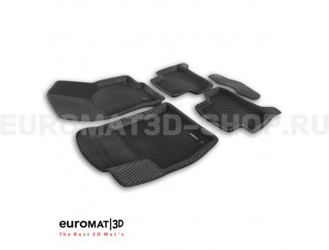 3D коврики Euromat3D EVA в салон для Jetta VS5 (2019-) № EM3DEVA-005451