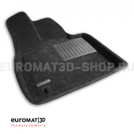 Текстильные 3D коврики Euromat3D Premium в салон для Lixiang L9 (2023-) № EMPR3D-005740