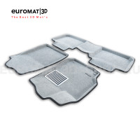 Текстильные 3D коврики Euromat3D Lux в салон для Toyota Camry V40 (2006-2011) № EM3D-005104S Светло-серые Текстильные 3D коврики Euromat3D Lux в салон для Toyota Camry V40 (2006-2011) № EM3D-005104S Светло-серые