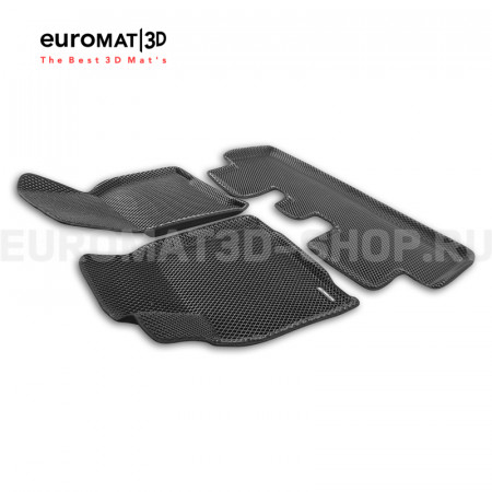 3D коврики Euromat3D EVA в салон для Tesla Model Y (2020-) № EM3DEVA-004902