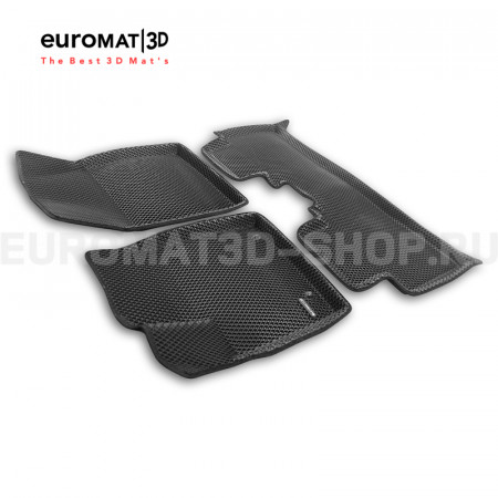 3D коврики Euromat3D EVA в салон для BYD YUAN PLUS (2021-) № EM3DEVA-001255