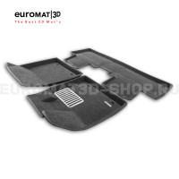 Текстильные 3D коврики Euromat3D Lux в салон для Geely EX5 EM-i (2025-) № EM3D-001448